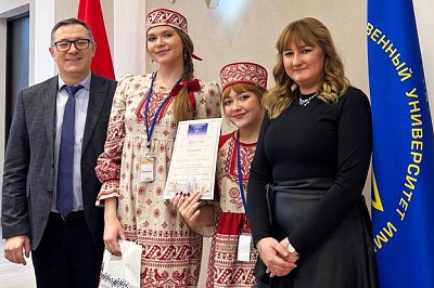 Изображение Студентки Державинского – участницы фестиваля «Беларусь-перекресток национальных культур» в Гродно