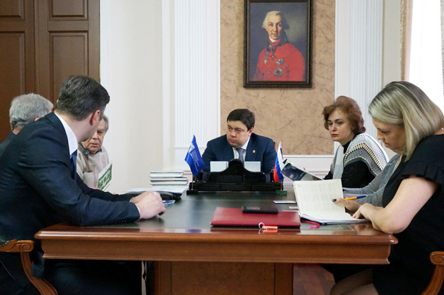 Изображение новости: Ректор Владимир Стромов обсудил перспективы сотрудничества с представителями Роснано