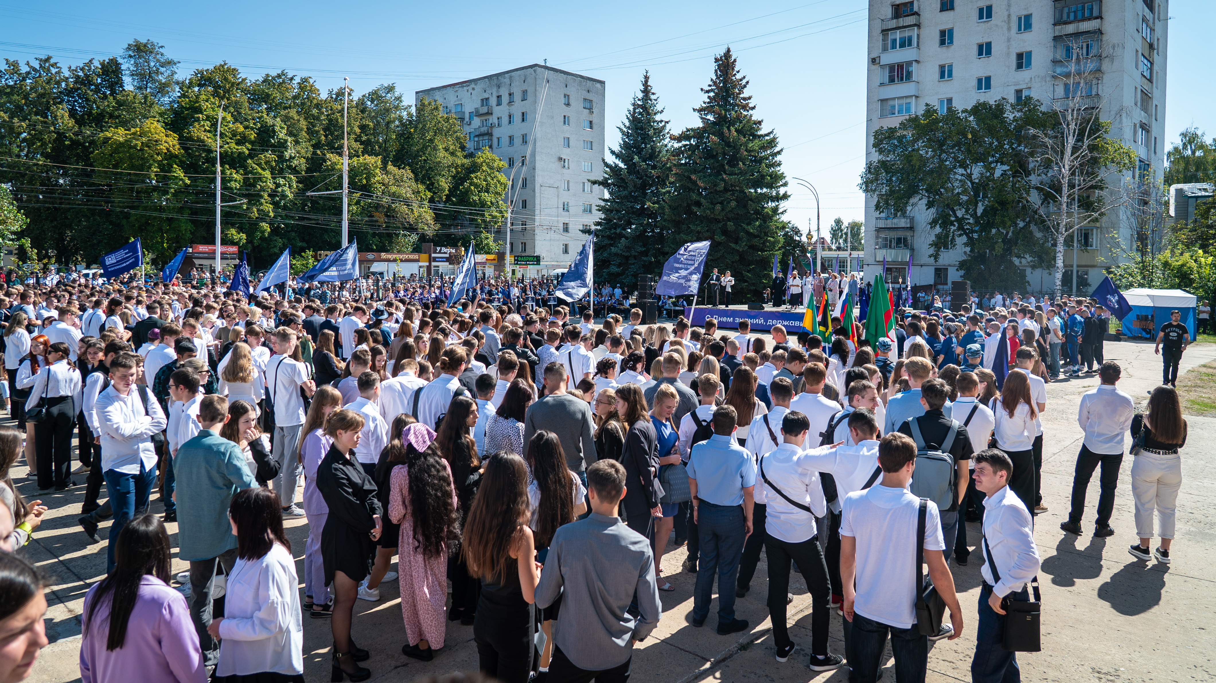 Изображение новости: Новый учебный год в университете начался с Державинской линейки