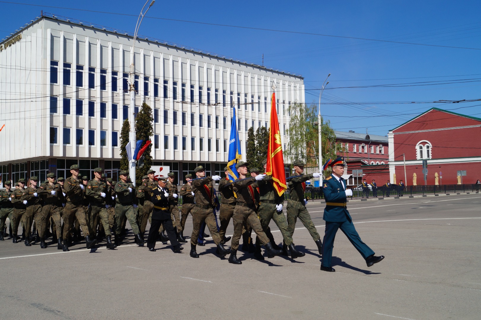 В парадном строю Тамбовского гарнизона – военный учебный центр
