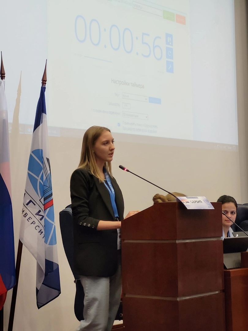 Изображение новости: Студентки Державинского Дарья Минчева и Ангелина Житнева – участницы международной Модели ООН имени В.И. Чуркина
