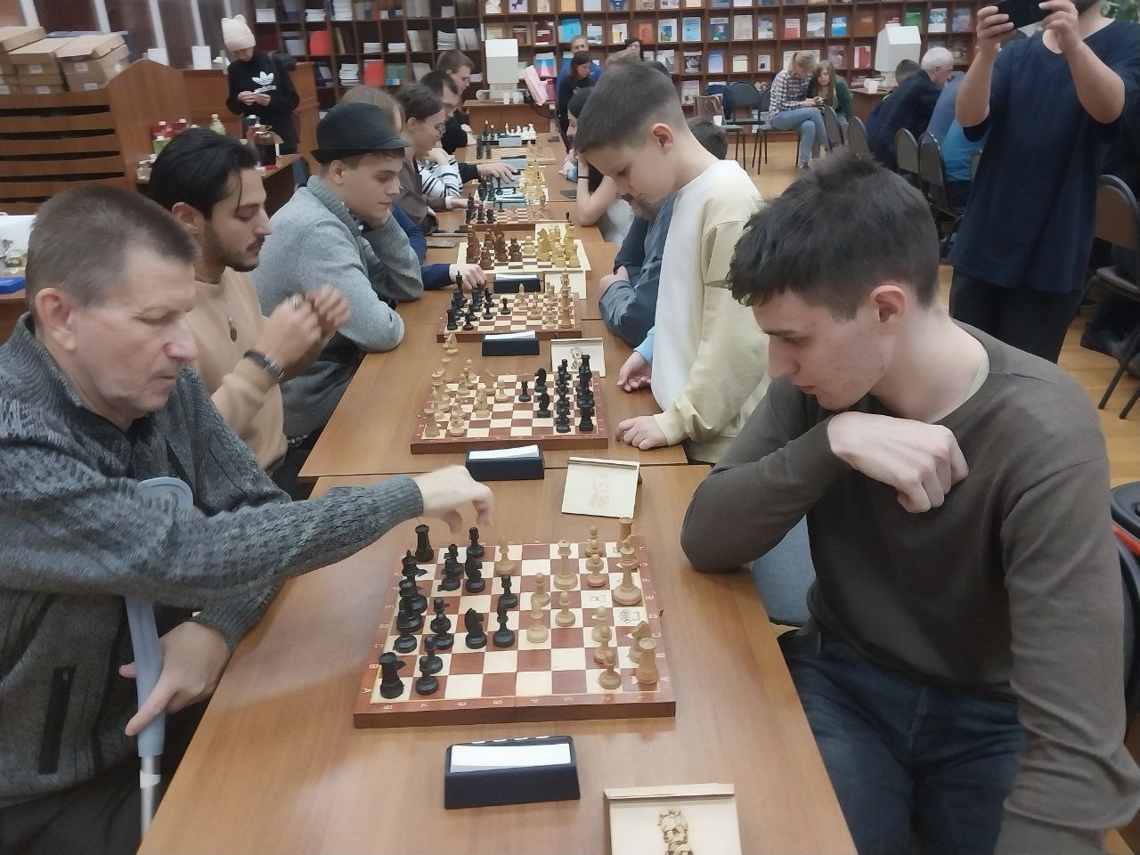Шахматный турнир в Пушкинской библиотеке