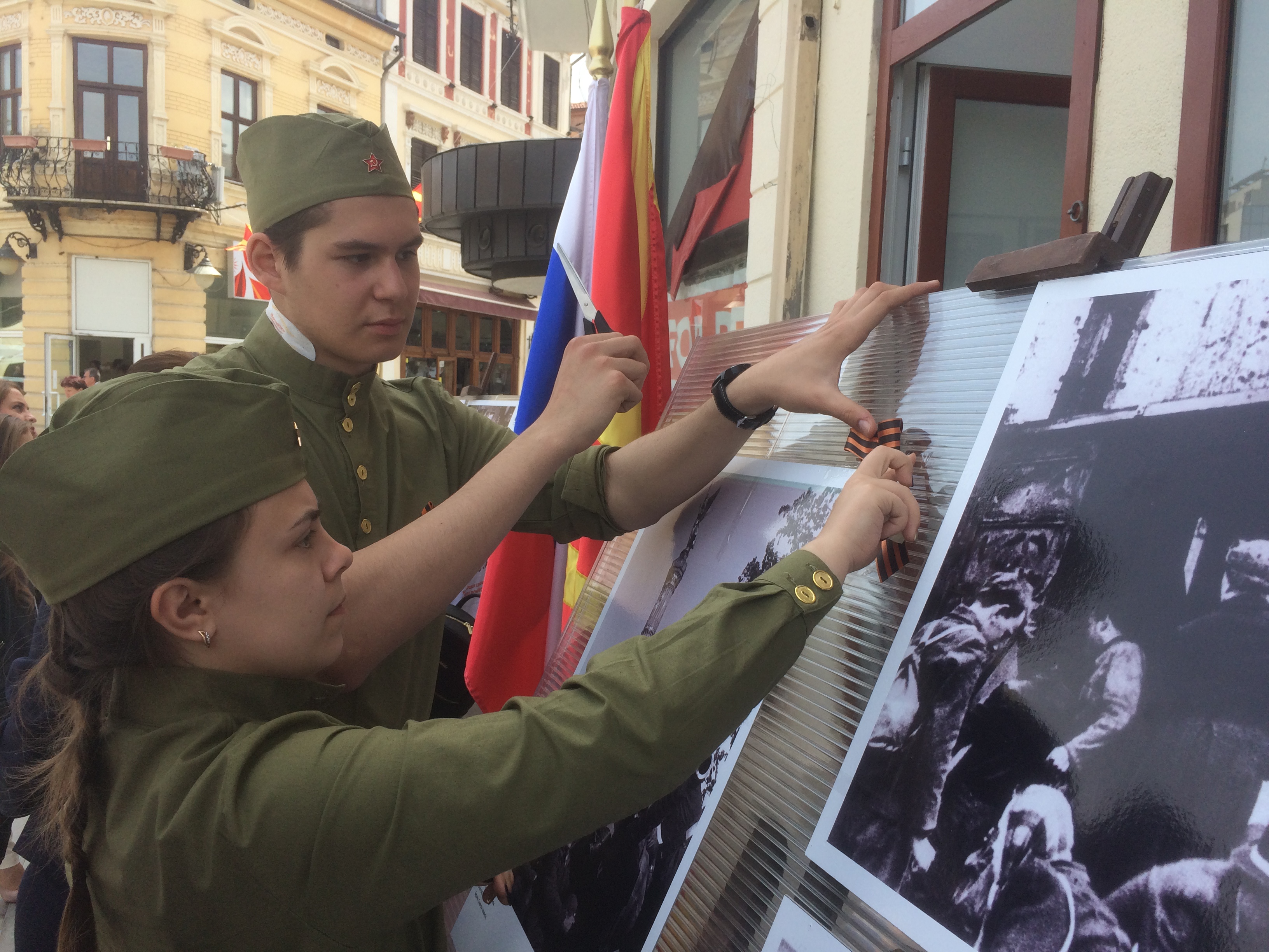 Изображение новости: Державинцы приняли участие в акции «Бессмертный полк» в Македонии