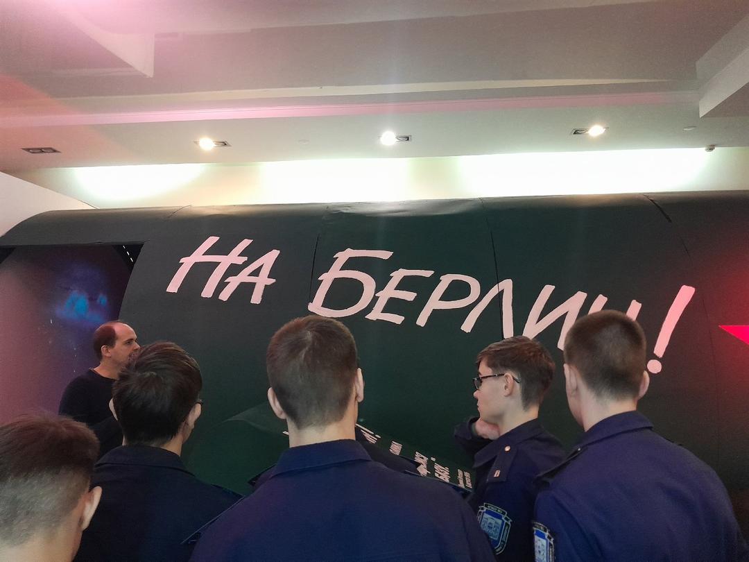 Студенты института военного образования посетили тематическую выставку к 23 февраля в музейно-выставочном центре Тамбовской области