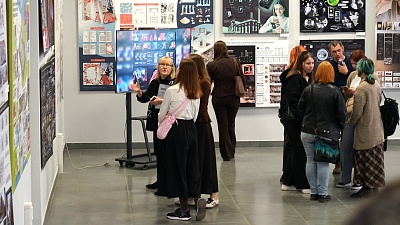 В Державинском совместно со Строгановским университетом открыли выставку «Дизайн-марафон: синтез технологий и творчества»  фото анонса