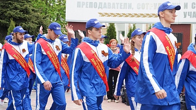 Изображение В Державинском стартовал легкоатлетический пробег в честь 79-й годовщины Великой Победы
