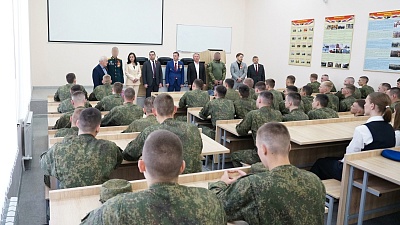 Изображение Державинцы встретились с ветеранами СВО 