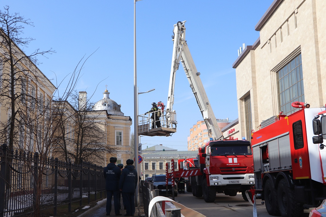 В Державинском прошли пожарно-тактические учения фото детальные