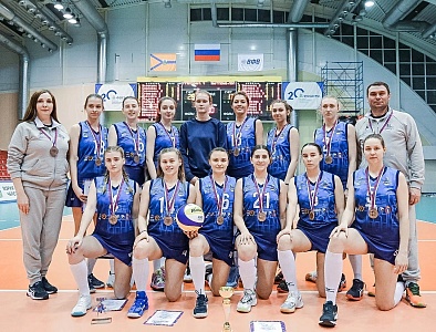 Изображение Женский ВК «Держава» – бронзовый призёр Первенства России Первой лиги по волейболу