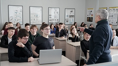 Изображение В Державинском проходят профессиональные пробы для учащихся 9-х классов