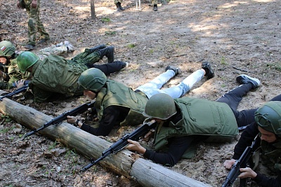 Изображение В Державинском завершились военные учебные сборы для школьников
